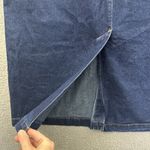 Cabin creek Vintage  Denim Jean Maxi Skirt Cottage Prairie Retro Modest Women 16 Photo 2