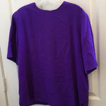 FINAL MARKDOWN Ladies billy Kidd silk suit top 10 Purple Photo 0