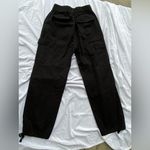 Urban Outfitters ‎ Outfitters, black cargo pants, ties at ankles sz Small Photo 4