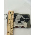 Rolfs Genuine Leather Women’s Coin Purse Dog Design Best Friends Black Photo 8