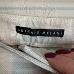 Antonio Melani Viscose Linen Crop Straight Trouser Pants Photo 3