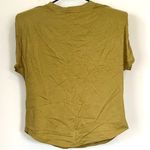 Good American NWT  Strong Shoulder Tank in Golden Olive - Size 2 (Medium) Photo 5