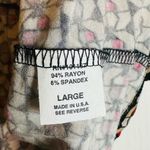 Cha Cha Vente 90s Y2K Top Faux Belt 3/4 Sleeve WhimsyGoth Boho Size Large Red Photo 4