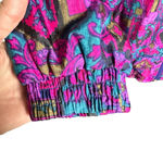 Lavon Lady  Vintage 90s Full Zip Jacket Windbreaker Retro Size Medium Pockets Photo 2