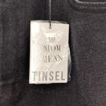 TINSEL NWT The Mom Jean Distressed Black Wash Size 13 Juniors Ankle Length Photo 6