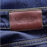 Ralph Lauren Lauren Jeans Womens Dark Wash Flared HighRise WideLeg Size 6 Photo 3