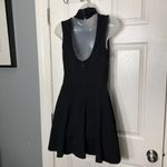 Nasty Gal  Black High Neck Open Back A Line Mini Short Skater Dress Sleeveless S Photo 6