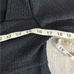 Forever 21  Black Crinkle Long Sleeve Top Photo 6