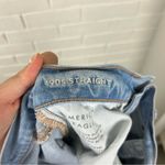 American Eagle  Distressed Light Wash 90s Straight Leg Jeans Size 00 Photo 2