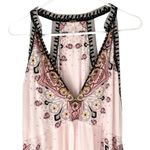 Free People Steal The Sun Pink Tunic Mini Dress size medium Photo 3