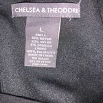 Chelsea & Theodore Black Dress Cap Sleeve Sheath Semi-formal size L Photo 11