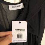 NWT Black Rumored Just Like Heaven Wrap Swim Cover Photo 5