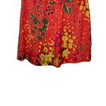 CAbi  Women's Tunic Top Wild‎ Flower Art Teacher Floral Satin Tie Waist Medium Photo 9
