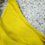 Aerie Offline Recharge Summer Lights Terry Sports Bra Size Large Yellow Unlined Photo 3