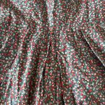 American Eagle Floral Strapless Dress Photo 3