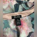 Slny  Fashions New York Floral Tiered Chiffon Short Sleeve Ruffled Women’s Dress Photo 2