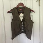 Wrangler Jia Western Leather Vest Photo 0