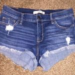 Abercrombie & Fitch Distressed Denim Shorts Photo 0