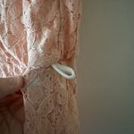 Vintage Deb Pink Floral Lace Dress Y2K Size XL Photo 3