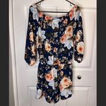 Love...Ady Love Ady On/Off Shoulder Floral Romper L Photo 1