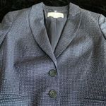 Hugo Boss Women’s Boss Navy Checkered Blazer. No Size Tags. Small Photo 3