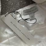 Monique Lhuillier ML Puff Sleeve Lace Dress in Ivory, Size 2 New w/Tag SOLD OUT! Photo 11