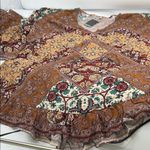 Avenue  Women's Patchwork Floral Blouse - Brown and Cream Photo 10