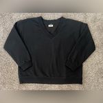 Pact Women’s  Courtside V-Neck Sweatshirt Black Size XL Photo 4