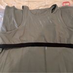 Open Edit Olive Green  Sleeveless Halter Maxi Dress Photo 8