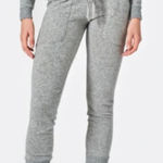 Joie  Pants Womens XS Gray TENDRA Knit Joggers Drawstring‎ Lounge Cozy Sweatpants Photo 0