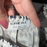 Sophie Rue NWT  Indy Smocked Crop Tank - Navy Print Photo 3