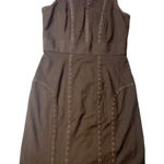 Cynthia Steffe  Black Sleeveless Studded Sheath Dress Size 6 Photo 0