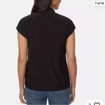 Buffalo David Bitton Elevated Knit V Neck Blouse with Cap Sleeve NWT Photo 1