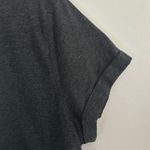 On 34th Women's Dark Gray Own the Day Motivational Cuffed Sleeve T Photo 2