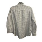 Madewell ✨ Flannel Oversized Ex-Boyfriend Sz XS Shirt in Mick Striped✨ Photo 6