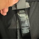 Chico's Chico’s Travelers Collection Crepe Cropped Pants Black Pull On Size 14 Chico 2.5 Photo 3