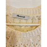 Madewell ‎ Short Sleeve Open Knit Cropped Sweater Top - Women's Photo 2