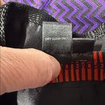 Nina Mclemore Silk Purple Black Chevron Zigzag 3/4 Length Car Coat Blazer Jacket Size 12 Photo 7