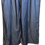 Lulus Dorado Wide Leg Tie Front Jumpsuit Denim Chambray Size XL JS16136COA Photo 8