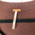 Free People tunic criss cross red burgundy sweater XS Photo 3