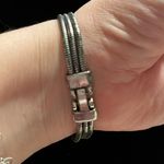 Boho Western Faux Turquoise Bracelet and Gold and Silver Tone Earrings Photo 7