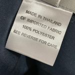 NWT AMSALE Chloe Navy Fluid Satin Drape Neck Side Slit Maxi Dress Size 16 GB131S Blue Photo 7