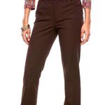 CHAPS straight leg stretch jeans brown size 14 see inseam measurement please Photo 0