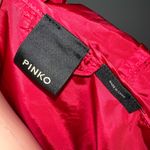 NWT Pinko Tango Red Guastalla Tela Tecnica Wind Breaker Zip Up Jacket Photo 7
