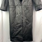 Direct Action D.A.N.Y New York Leather Trench Coat Fur Photo 5