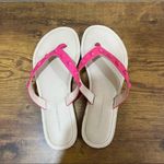 Rebecca Minkoff Womens Fiona Flip Flops Sandals Pink Studded Sz 6.5 M Beachy EUC Photo 2