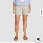 Eddie Bauer  Women's Pastel Green Cargo Shorts Photo 4