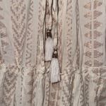 Blue Island Beach Boho Chic Aztec Swim Coverup Mini Dress Women’s M Medium Pink Photo 5