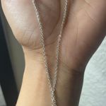 Letter A Necklace Silver Photo 0