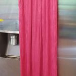 Trina Turk 💕💕 Satin Crinkled Wide Leg Pants ~ Pink NWOT Photo 2